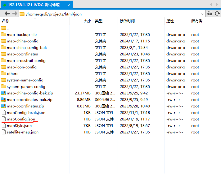 map-config